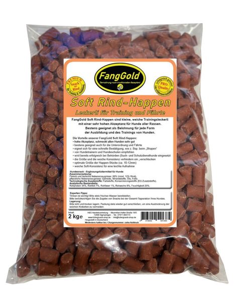 FangGold Soft Beef Bites 2kg